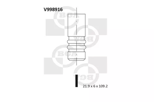 BGA BGA V998916 Intake Valve 