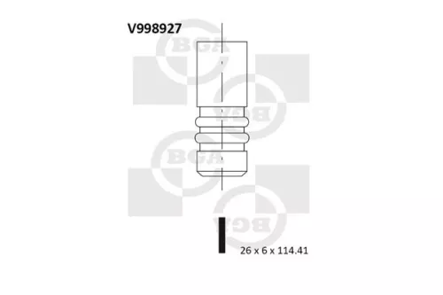 BGA Exhaust Valve (V998927)