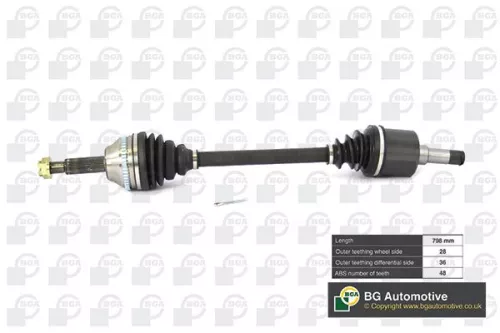 BGA BGA DS2351LA BGA DS2351LA Drive Shaft 