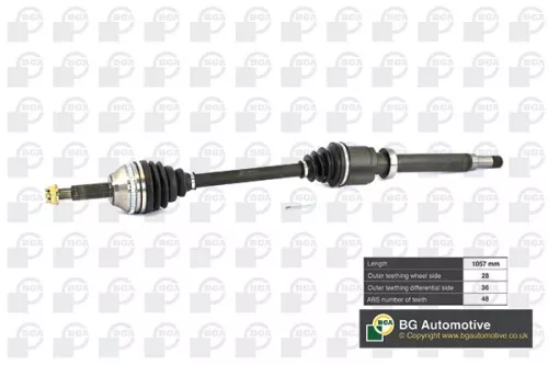 BGA DS2351RA Drive Shaft