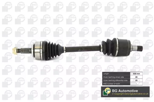 BGA BGA DS2519L BGA DS2519L Drive Shaft 