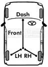 FIRST LINE FIRST LINE (FKB3490) Cable Pull, parking brake 