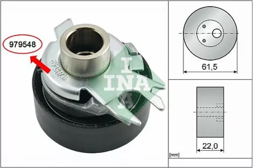Ina Timing Belt Tensioner Pulley For Seat Vw Arosa Caddy Cordoba Fox Gol Golf Ib