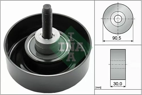 Schaeffler INA Schaeffler INA 532 0405 30 Ina Deflection Idler Guide Pulley V-ribbed Belt For Ford Fiesta Focus Tourneo Connect  