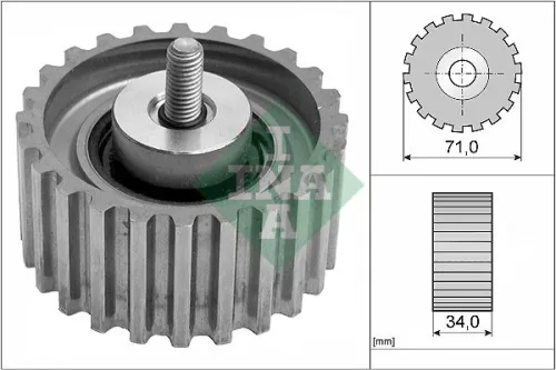 Schaeffler INA Schaeffler INA 532 0441 10 Deflection Pulley/Guide Pulley, timing belt 