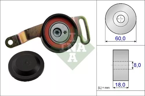 Ina Belt Tensioner V-ribbed Belt For Smart Cabrio City-coupe Crossblade Fortwo R