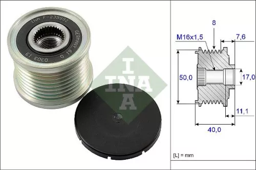Schaeffler INA Schaeffler INA 535 0119 10 Ina Overrunning Alternator Clutch Pulley For Mercedes-benz E-class Gl-class M-class S-cla 