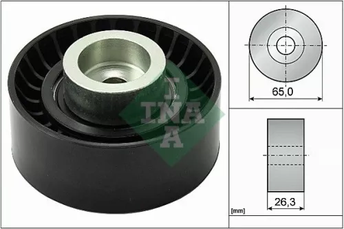 Deflection/Guide Pulley, V-ribbed belt