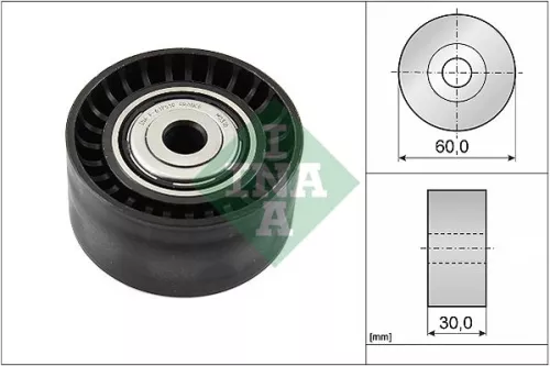 Deflection/Guide Pulley, V-ribbed belt