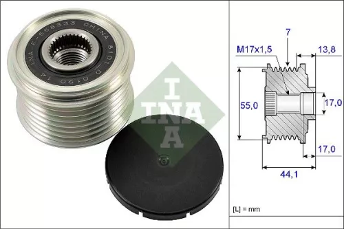 Schaeffler INA Schaeffler INA 535 0167 10 Ina Overrunning Alternator Clutch Pulley For Subaru Forester Impreza Legacy Outback Xv 