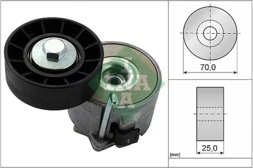 Ina Belt Tensioner V-ribbed Belt For Citroën Fiat Iveco Multicar Peugeot Boxer D