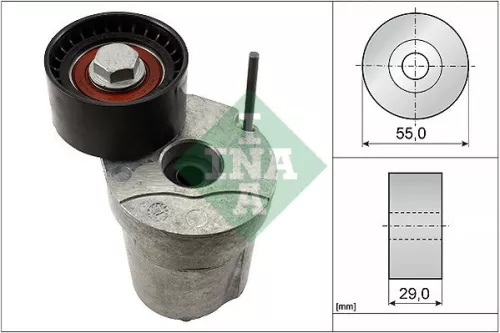 Ina Belt Tensioner V-ribbed Belt For Bmw 1 3 5 7 X1 X5 X6