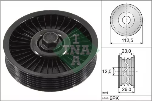 Ina Deflection Idler Guide Pulley V-ribbed Belt For Chevrolet Daewoo Holden Astra Aveo