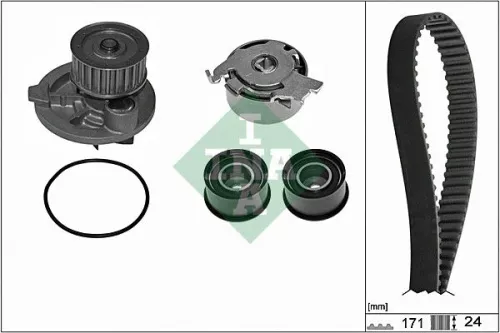 Ina Water Pump & Timing Belt Kit For Buick Chevrolet Daewoo Holden Opel Pontiac 