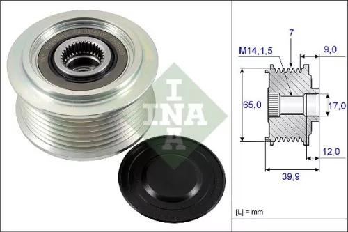 Ina Overrunning Alternator Clutch Pulley For Honda Accord Amaze Br-v City Civic Cr-v Hr-v