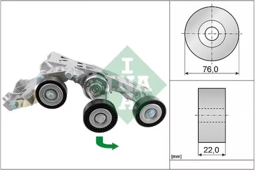 Ina Belt Tensioner V-ribbed Belt For Mercedes-benz A-class B-class