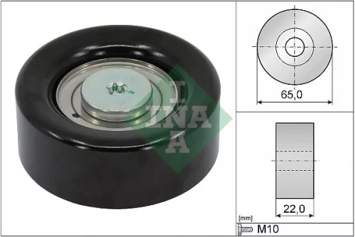 Ina Deflection Idler Guide Pulley V-ribbed Belt For Hyundai Kia Accent Carens Cee'd Ce