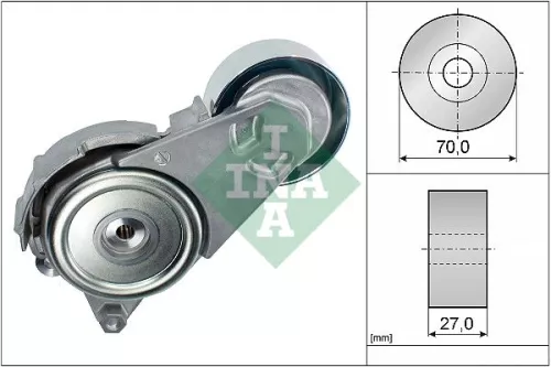Schaeffler INA Schaeffler INA 534 0408 10 Ina Belt Tensioner V-ribbed Belt For Subaru Toyota Auris Auris Van Corolla Etios 