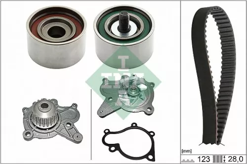 Ina Water Pump & Timing Belt Kit For Hyundai Kia Accent Carens Cerato Elantra Ge