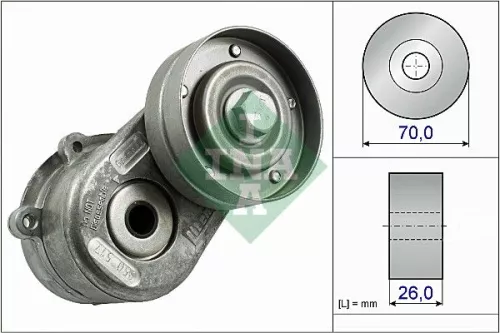 Ina Belt Tensioner V-ribbed Belt For Chrysler Dodge Jeep Cherokee Ram Voyager