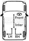 FIRST LINE FIRST LINE (FKB3741) Cable Pull, parking brake 