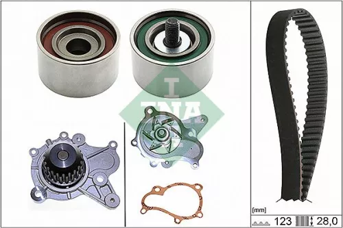 Ina Water Pump & Timing Belt Kit For Hyundai Kia Carens Cee'd Cerato Elantra Gra