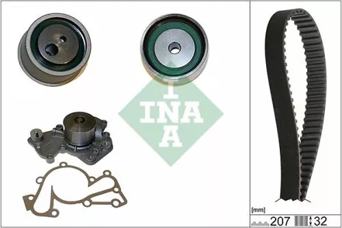 Ina Water Pump & Timing Belt Kit For Hyundai Kia Coupe Grandeur Magentis Santa F