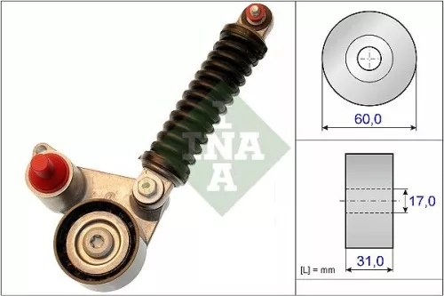 Belt Tensioner, V-ribbed belt