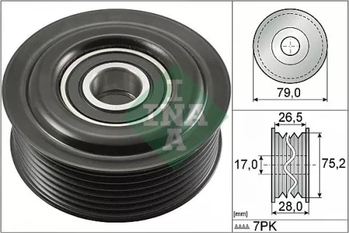 Schaeffler INA Schaeffler INA 532 0609 10 Ina Deflection Idler Guide Pulley V-ribbed Belt For Lexus Toyota Auris Avensis Corolla 