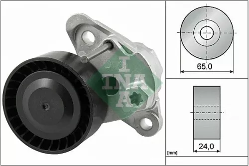 Schaeffler INA Schaeffler INA 534 0497 10 Ina Belt Tensioner V-ribbed Belt For Seat Skoda Skoda (Svw) Vw Vw (Faw) Vw (Svw) 
