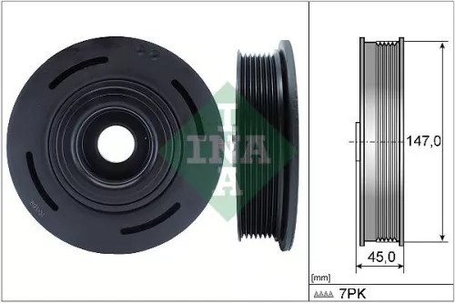 Ina Crankshaft Pulley for Nissan Opel Renault Vauxhall Espace Interstar Mas