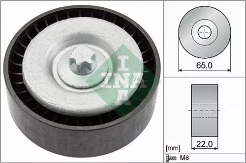 Schaeffler INA Schaeffler INA 532 0667 10 Ina Deflection Idler Guide Pulley V-ribbed Belt For Mercedes-benz Mitsubishi Smart Col 