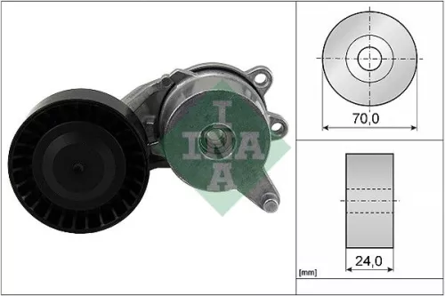 Ina Belt Tensioner V-ribbed Belt For Citroën Peugeot Toyota 108 Aygo Aygo X C1 P