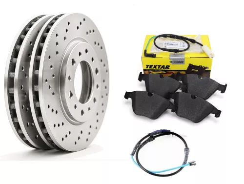 ABS ABS 211404 Front m3 brake discs pads and sensors  