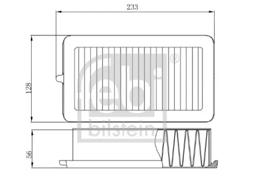 FEBI BILSTEIN FEBI BILSTEIN 174597 Air Filter 