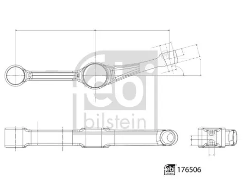 FEBI BILSTEIN FEBI BILSTEIN 176506 Control/Trailing Arm, wheel suspension 