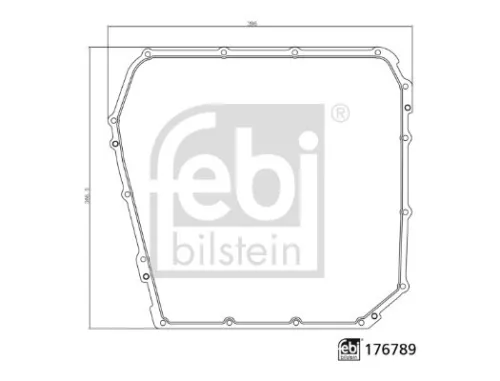 FEBI BILSTEIN FEBI BILSTEIN 176789 Gasket, automatic transmission oil sump 