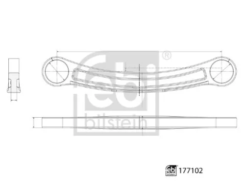 FEBI BILSTEIN FEBI BILSTEIN 177102 Control/Trailing Arm, wheel suspension 
