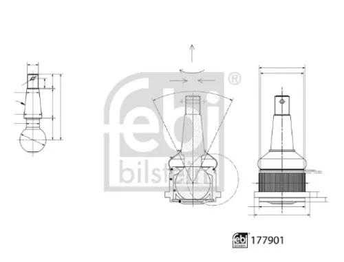 FEBI BILSTEIN FEBI BILSTEIN 177901 Ball Joint 