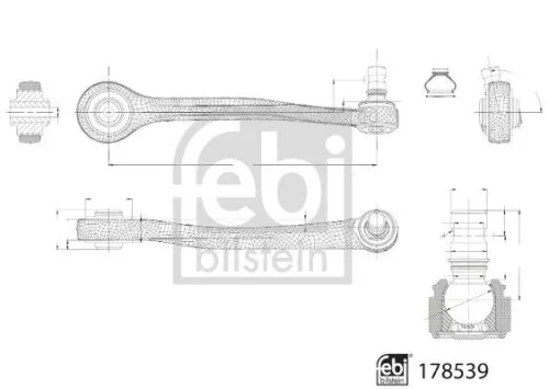 FEBI BILSTEIN FEBI BILSTEIN 178539 Control/Trailing Arm, wheel suspension 