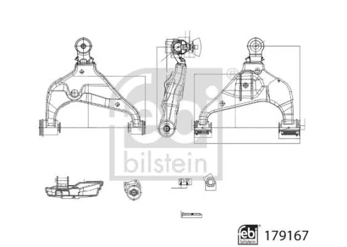 FEBI BILSTEIN FEBI BILSTEIN 179167 Control/Trailing Arm, wheel suspension 
