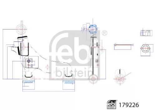 FEBI BILSTEIN FEBI BILSTEIN 179226 Control/Trailing Arm, wheel suspension 