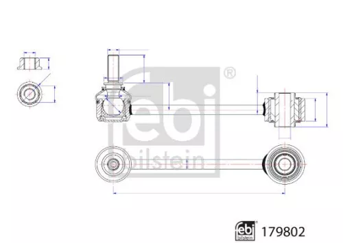 FEBI BILSTEIN FEBI BILSTEIN 179802 Link/Coupling Rod, stabiliser bar 