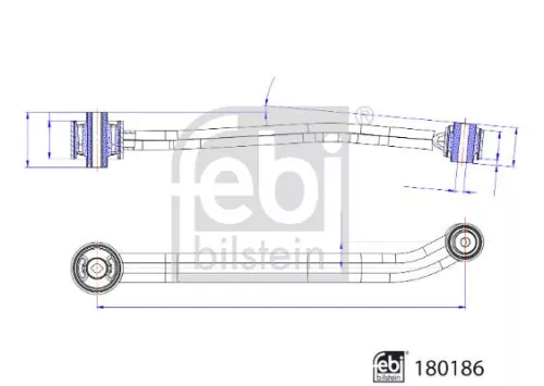 FEBI BILSTEIN FEBI BILSTEIN 180186 Control/Trailing Arm, wheel suspension 