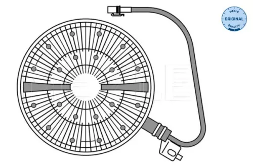 MEYLE Clutch, radiator fan (834 234 0019)