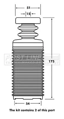  FIRST LINE Dust Cover Kit shock absorber