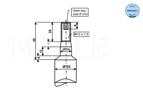 MEYLE Shock Absorber (326 624 0008)