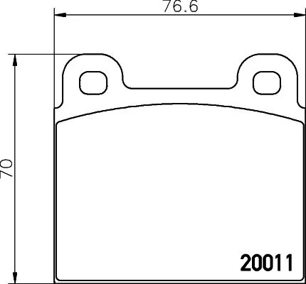 MINTEX MINTEX (MDB1003) 1x  MINTEX Brake Pad Set 