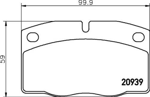MINTEX MINTEX MDB1141 1x MINTEX MDB1141 Brake Pad Set 