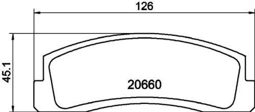 MINTEX MINTEX MDB1156 1x MINTEX MDB1156 Brake Pad Set 